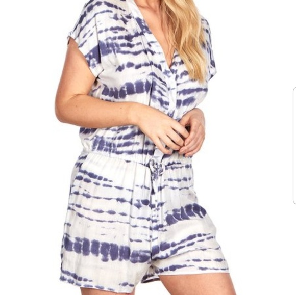 Pants - NWT tye dye romper size medium